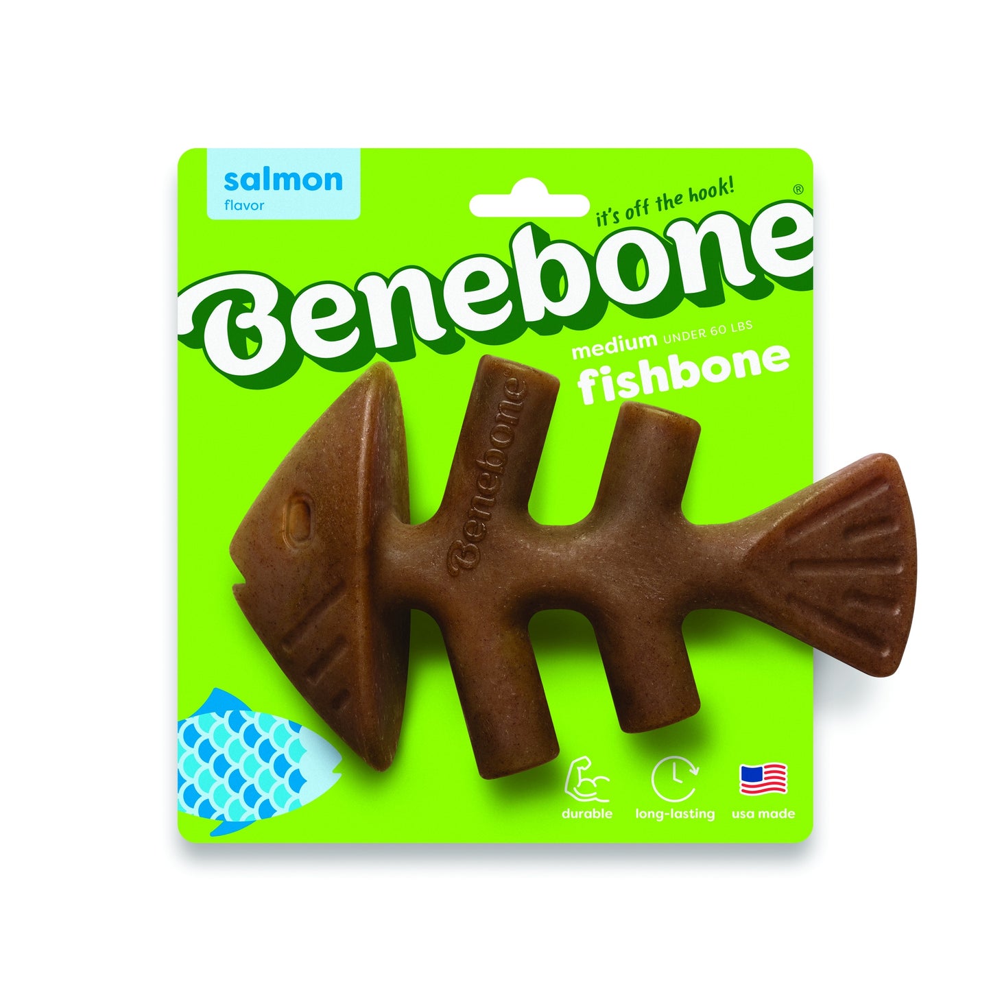 Benebone Fishbone Dog Chew Toy