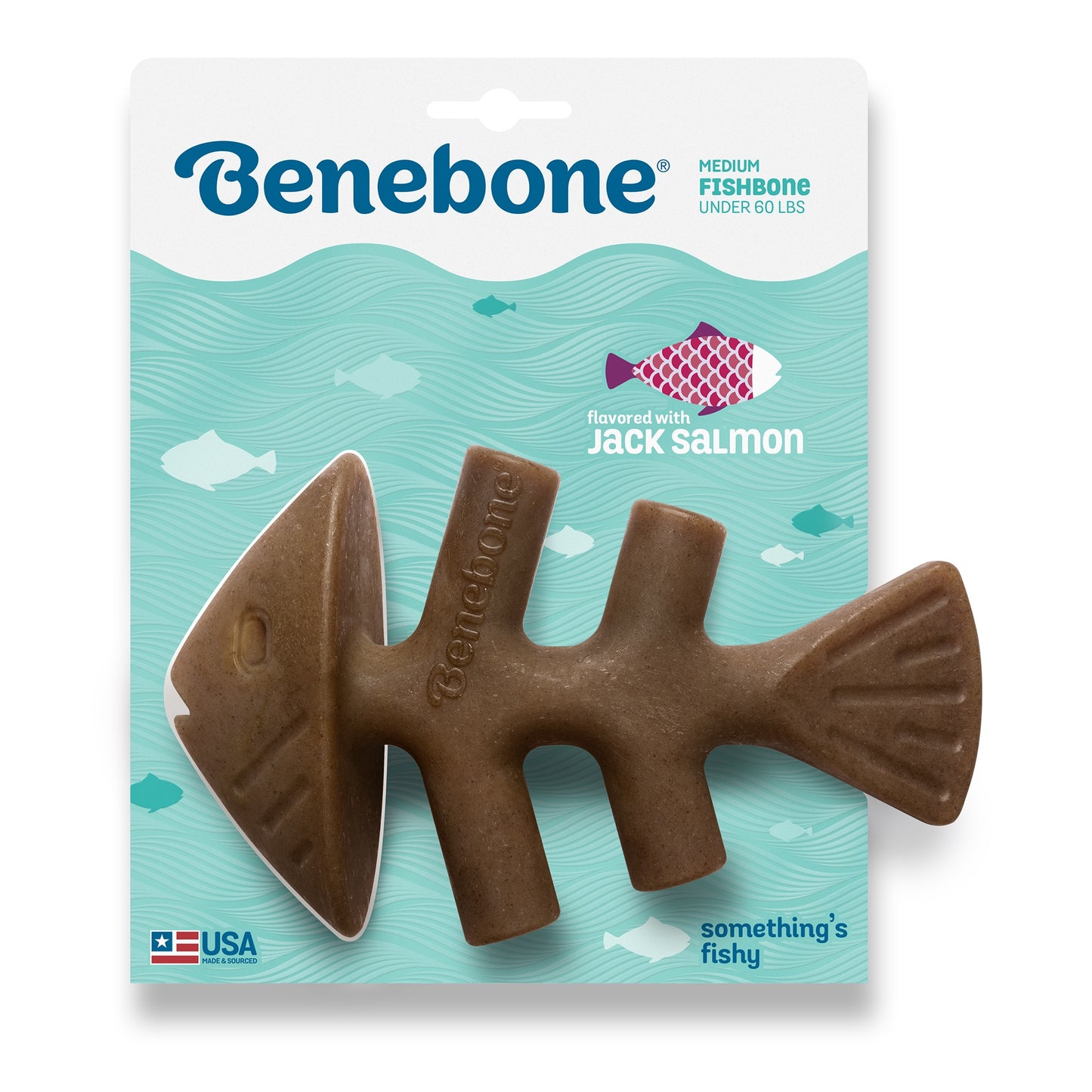 Benebone Fishbone Dog Chew Toy
