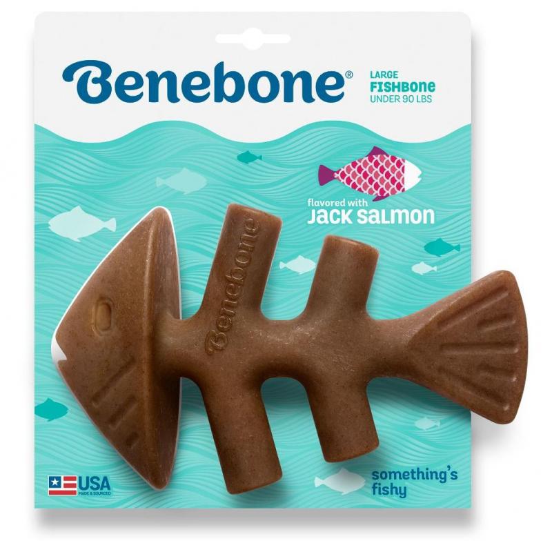 Benebone Fishbone Dog Chew Toy