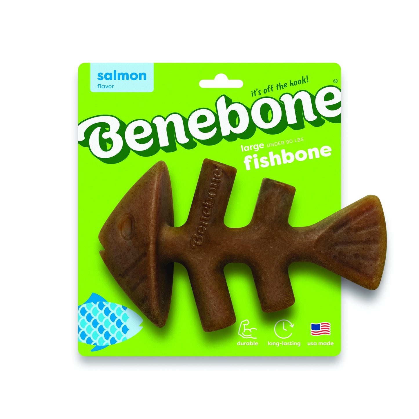 Benebone Fishbone Dog Chew Toy