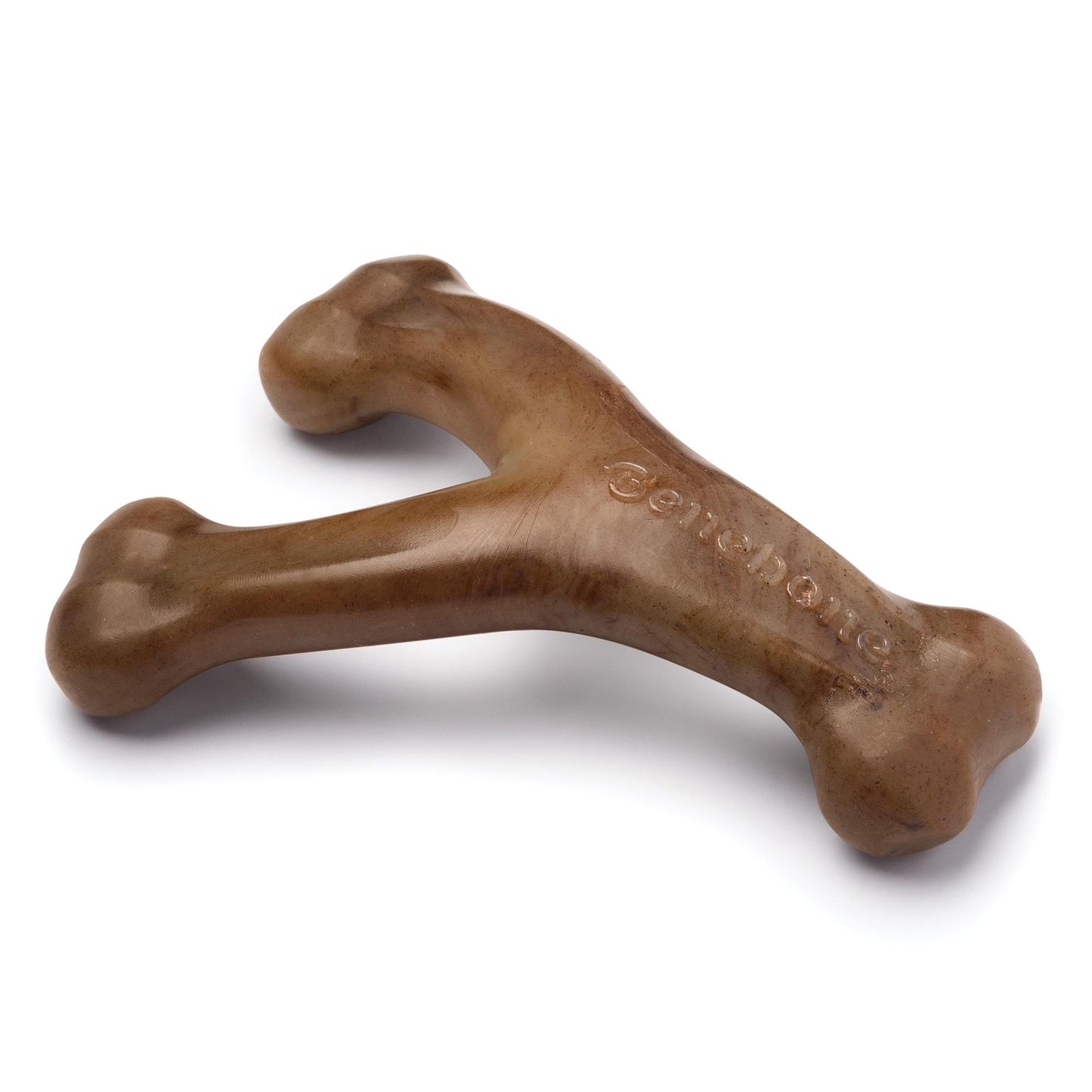 Benebone Bacon Wishbone Dog Chew Toy