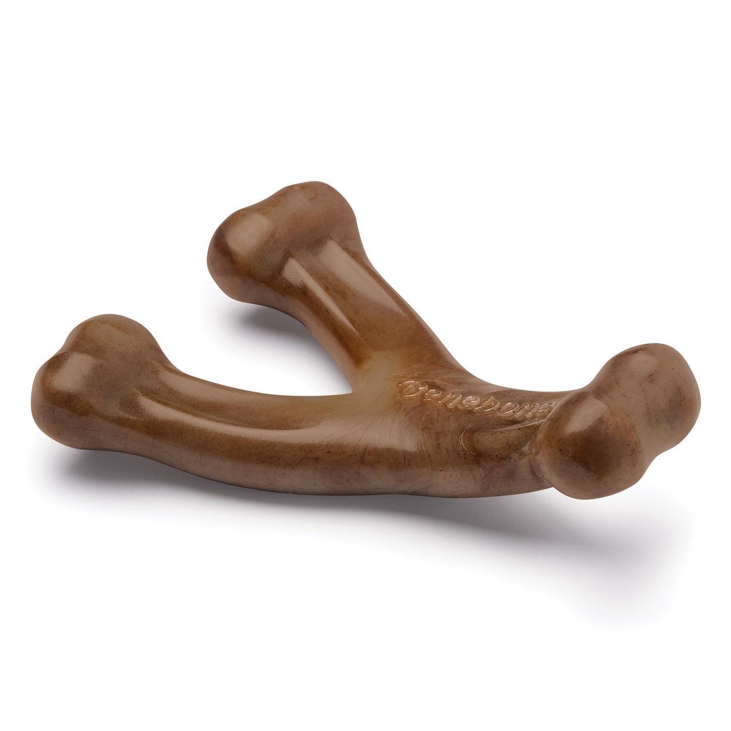 Benebone Bacon Wishbone Dog Chew Toy