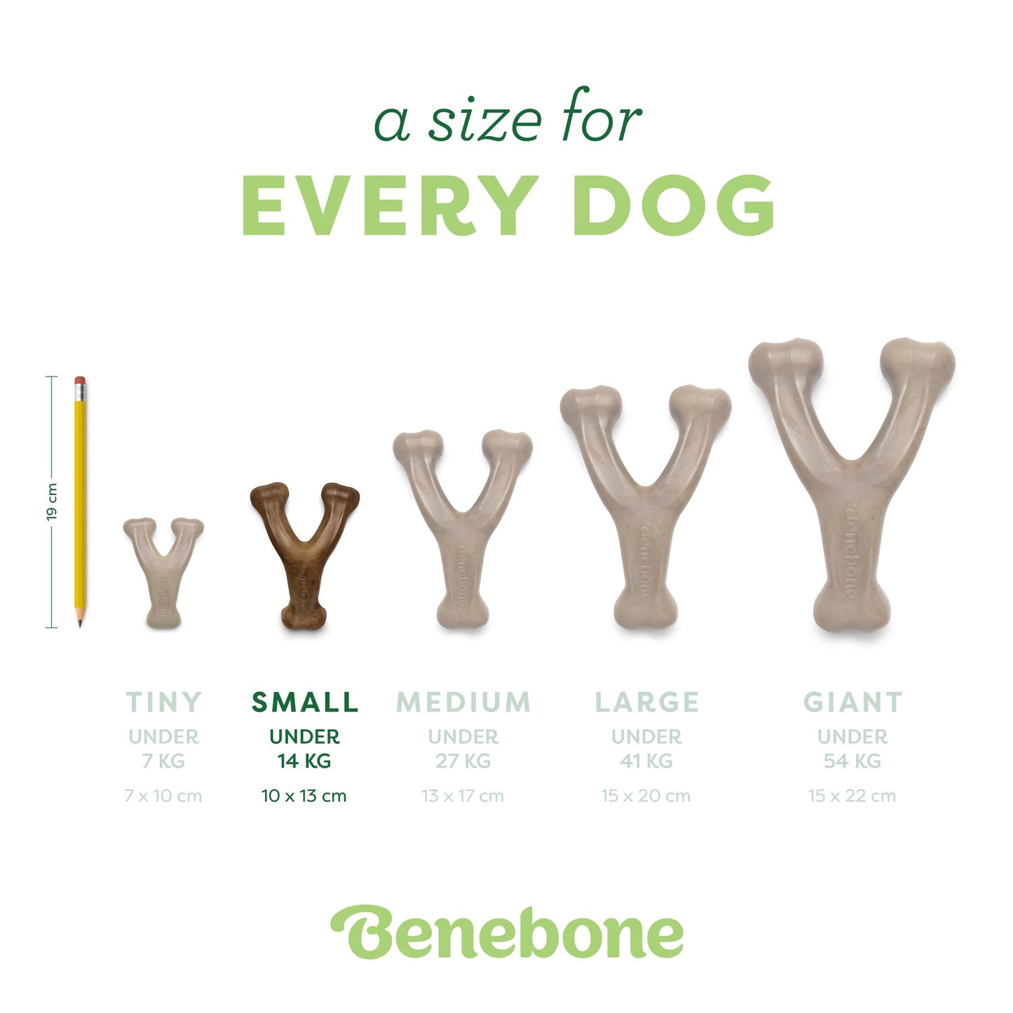 Benebone Bacon Wishbone Dog Chew Toy