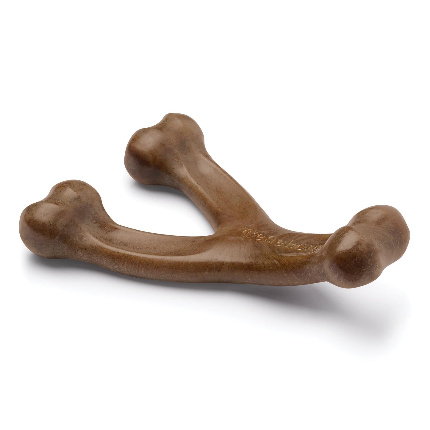 Benebone Bacon Wishbone Dog Chew Toy