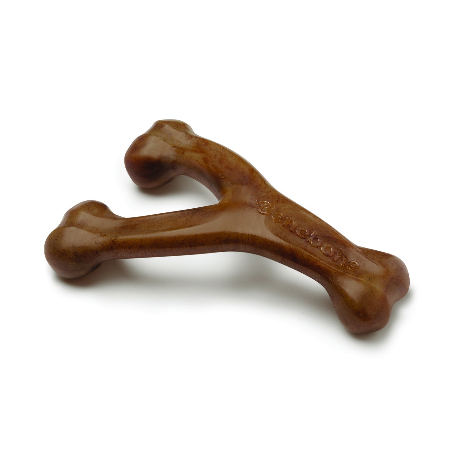 Benebone Bacon Wishbone Dog Chew Toy