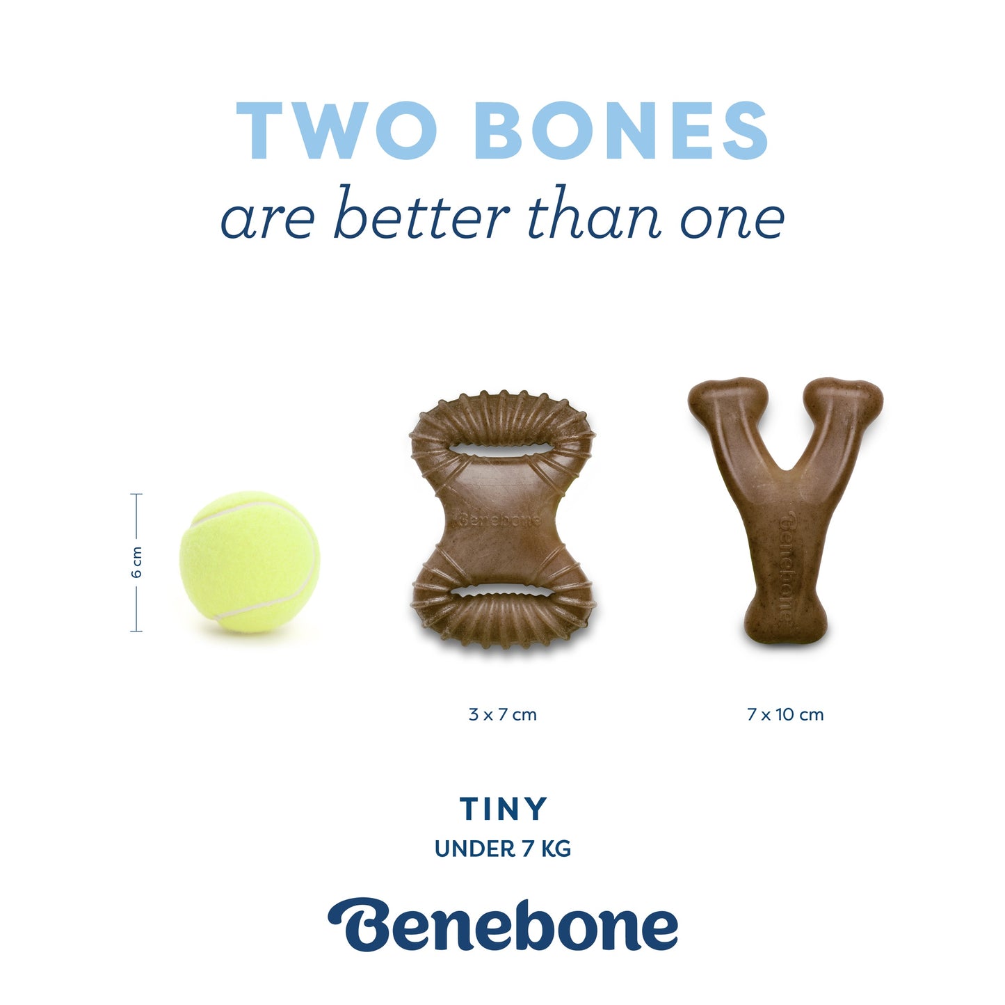 Benebone Puppy Dental Chew + Wishbone Bacon Flavoured