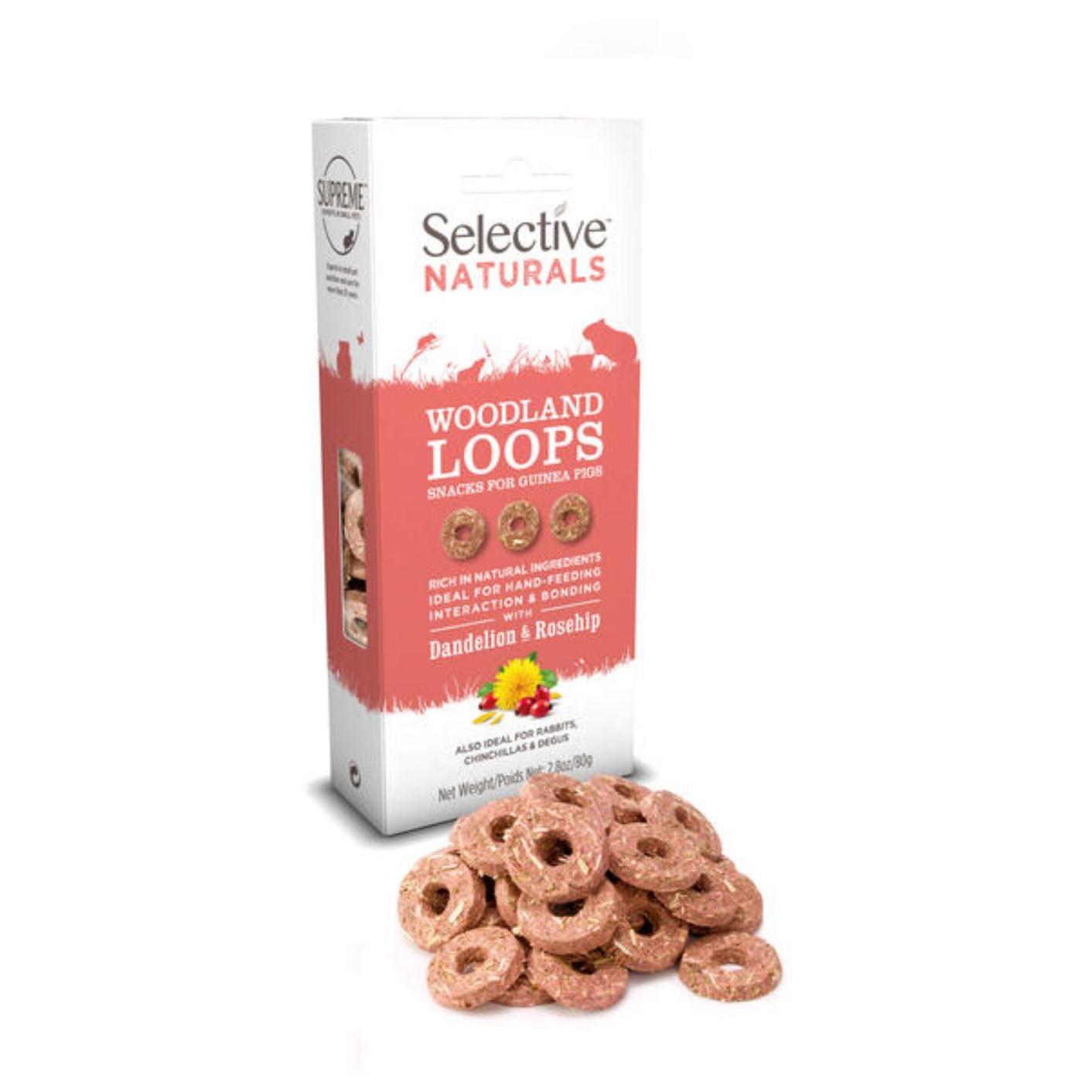 Selective Naturals Woodland Loops Dandelion & Rosehip Treats
