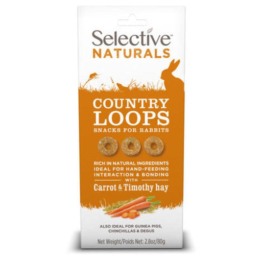 Selective Naturals Country Loops Carrot & Hay Treats