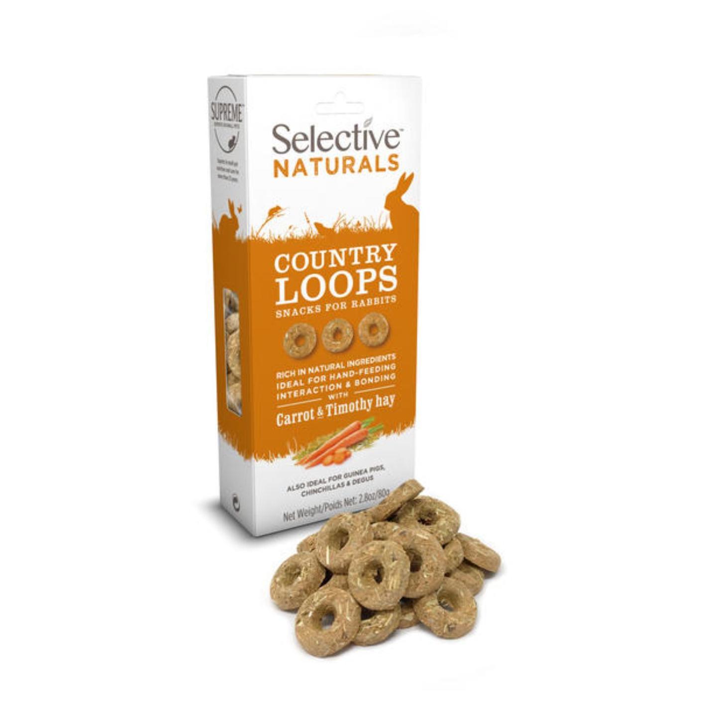 Selective Naturals Country Loops Carrot & Hay Treats