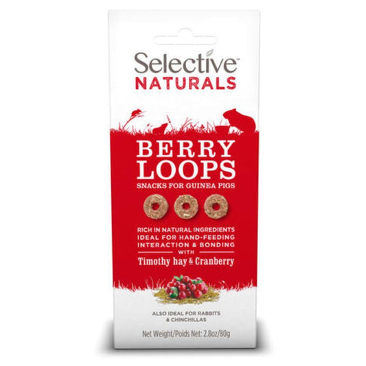 Selective Naturals Berry Loops Hay & Cranberries Treats