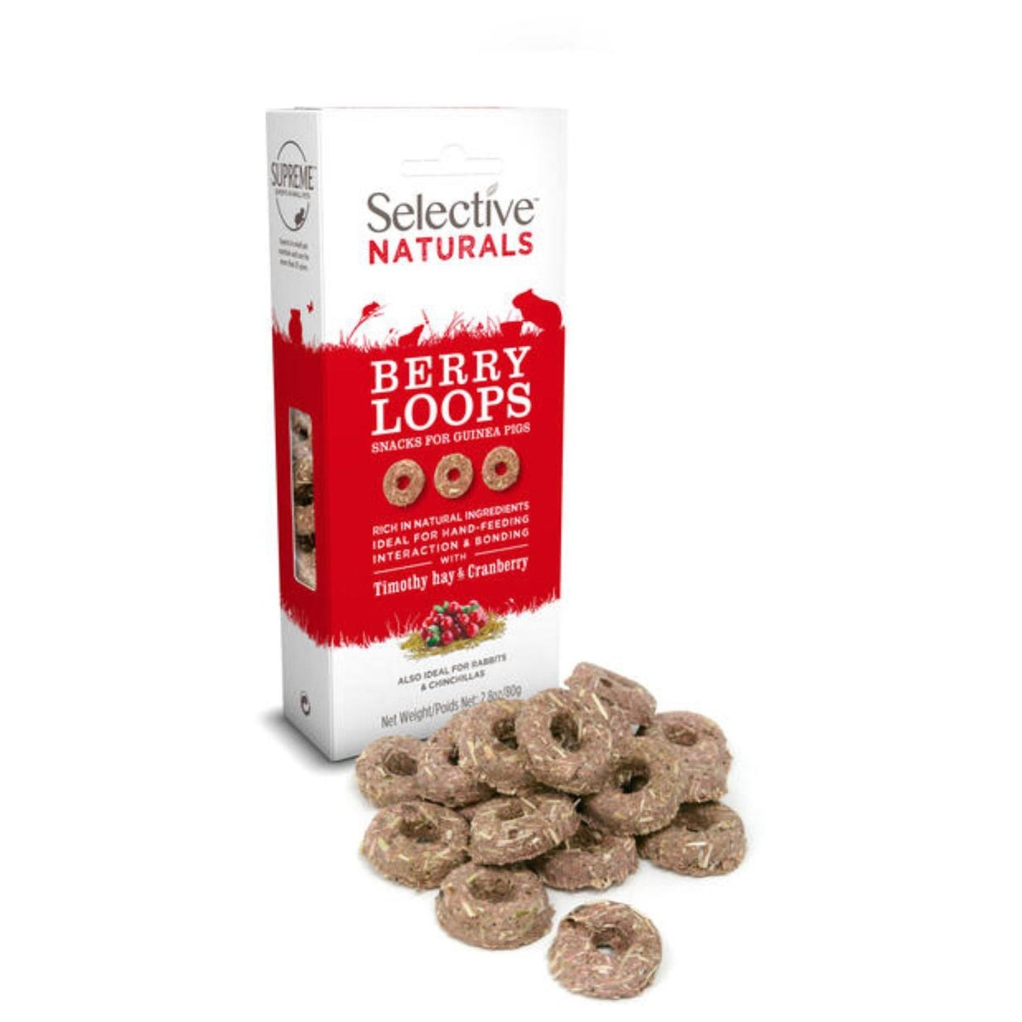 Selective Naturals Berry Loops Hay & Cranberries Treats