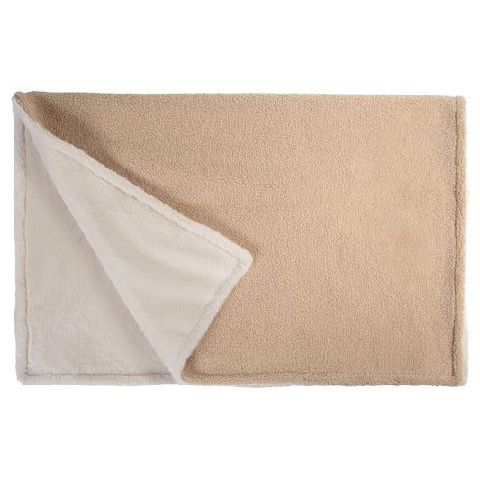 Buddy & Belle Reversible Biscotti Cream Blanket