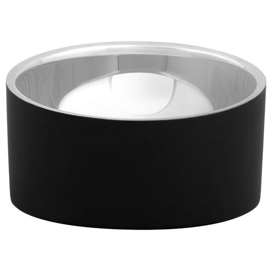 Buddy & Belle Angled Double Wall Bowl Matte Black