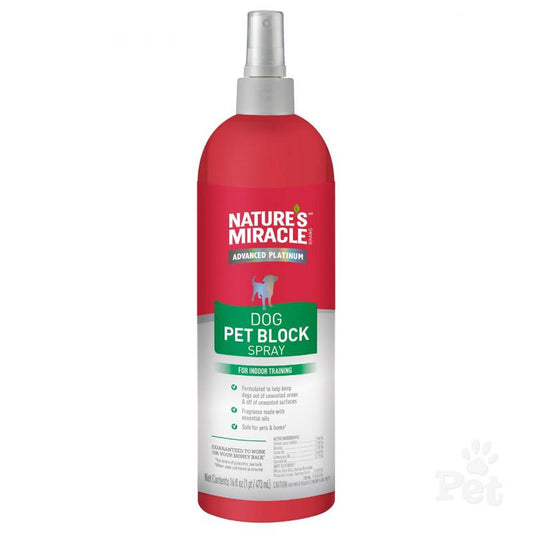 Natures Miracle Pet Block Spray for Dogs