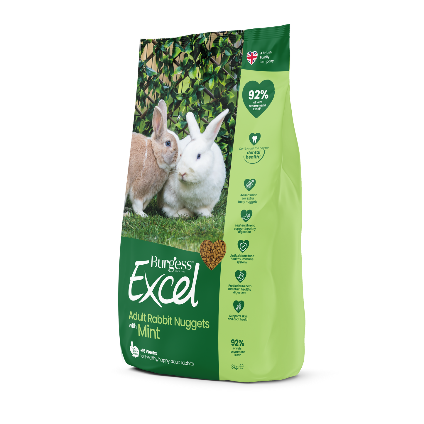 Burgess Adult Rabbit Mint
