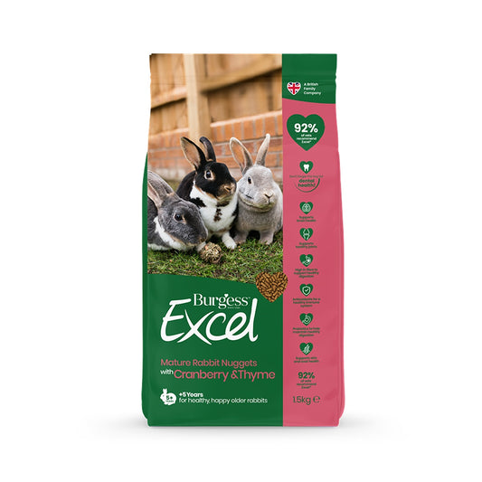 Burgess Excel Mature Rabbit Nuggets