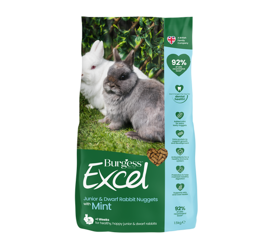Burgess Excel Junior & Dwarf Rabbit Nuggets