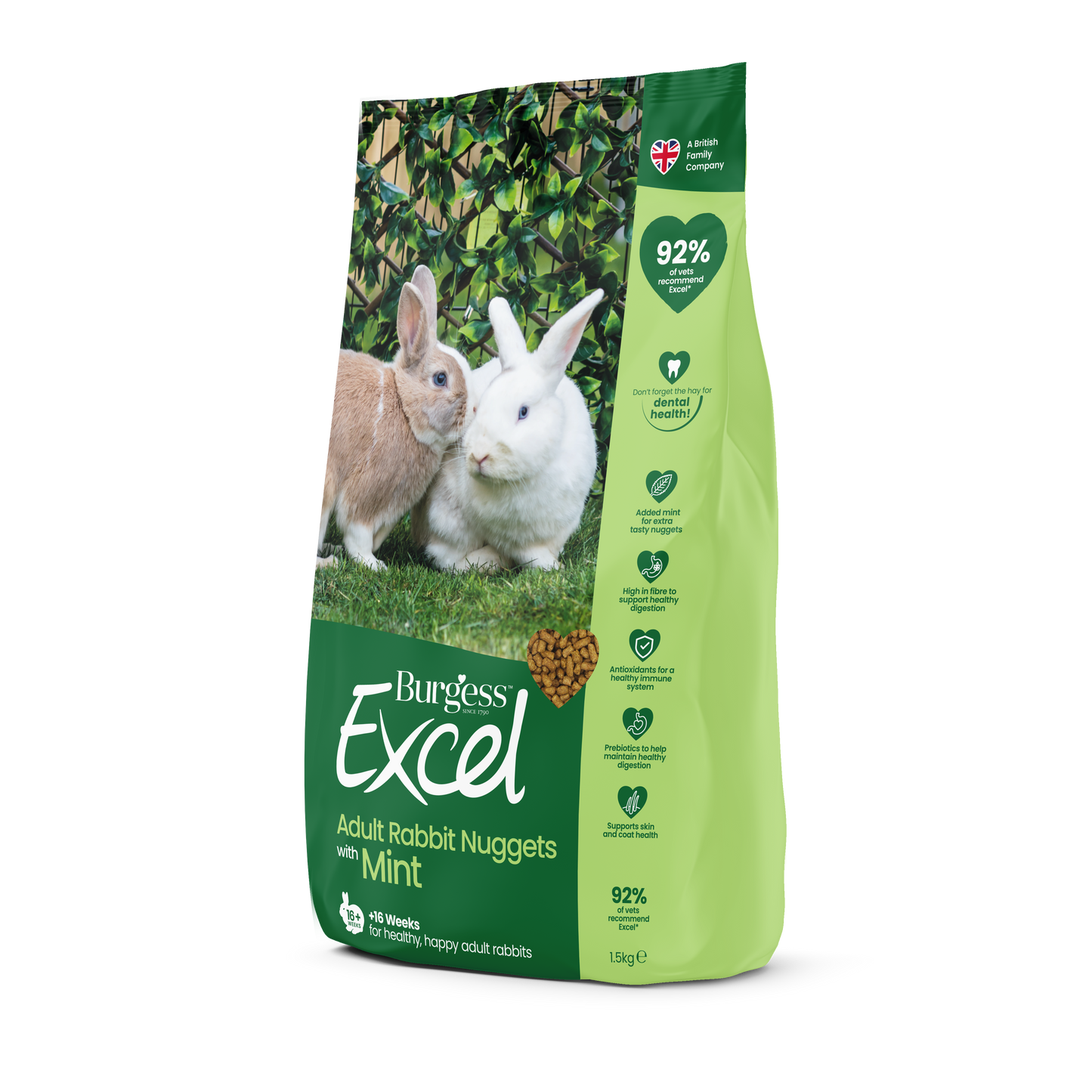 Burgess Adult Rabbit Mint