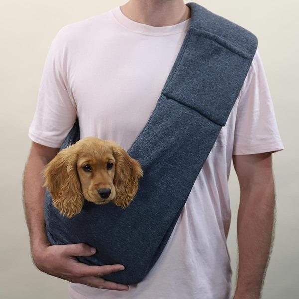 Lexi & Me Pet Carrier Sling Grey Marle