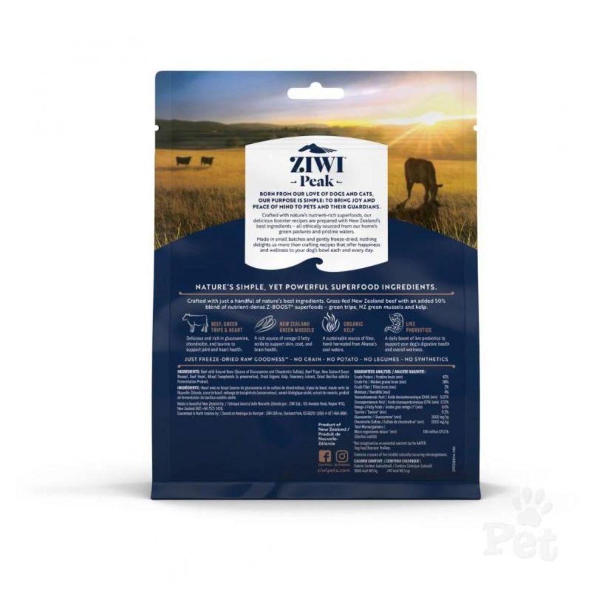 Ziwi Peak Freeze-Dried Dog Superboost Beef