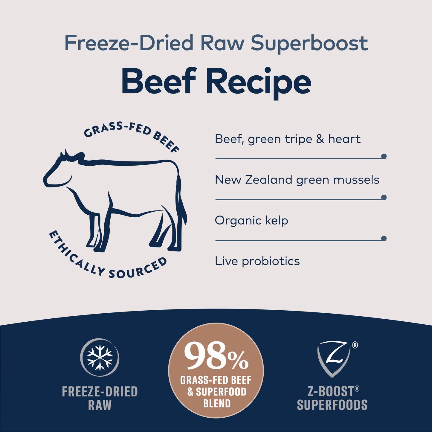 Ziwi Peak Freeze-Dried Cat Superboost Beef