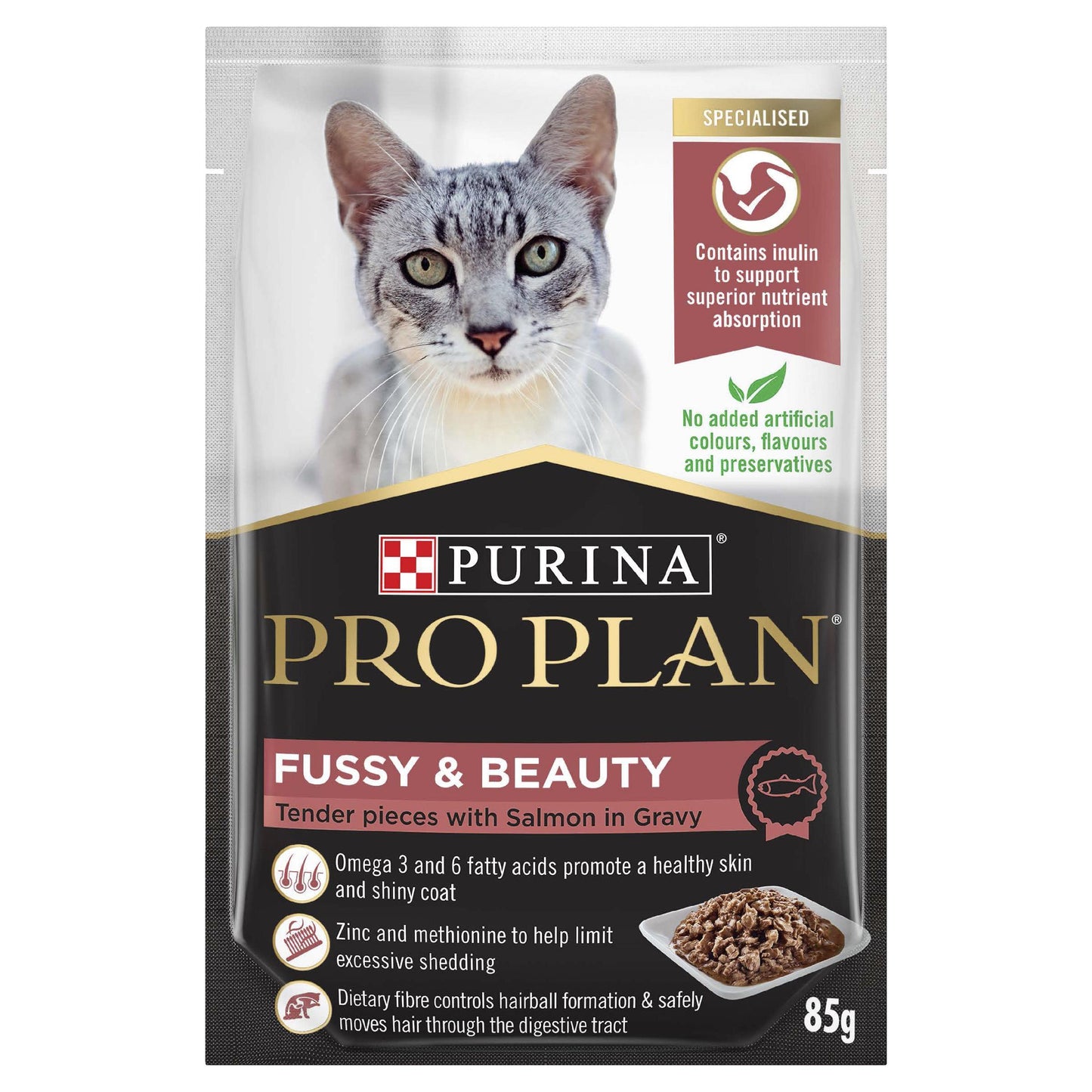 Pro Plan Fussy & Beauty Salmon Wet Cat Food