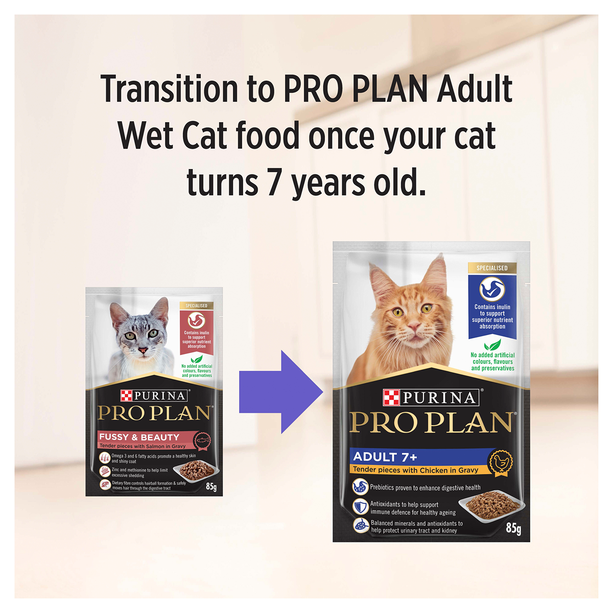 Pro Plan Fussy & Beauty Salmon Wet Cat Food