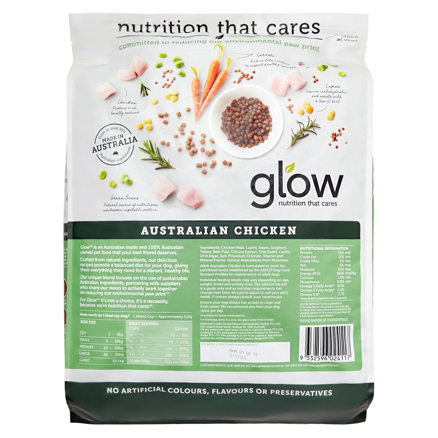 Glow Adult Chicken Dry Dog Food