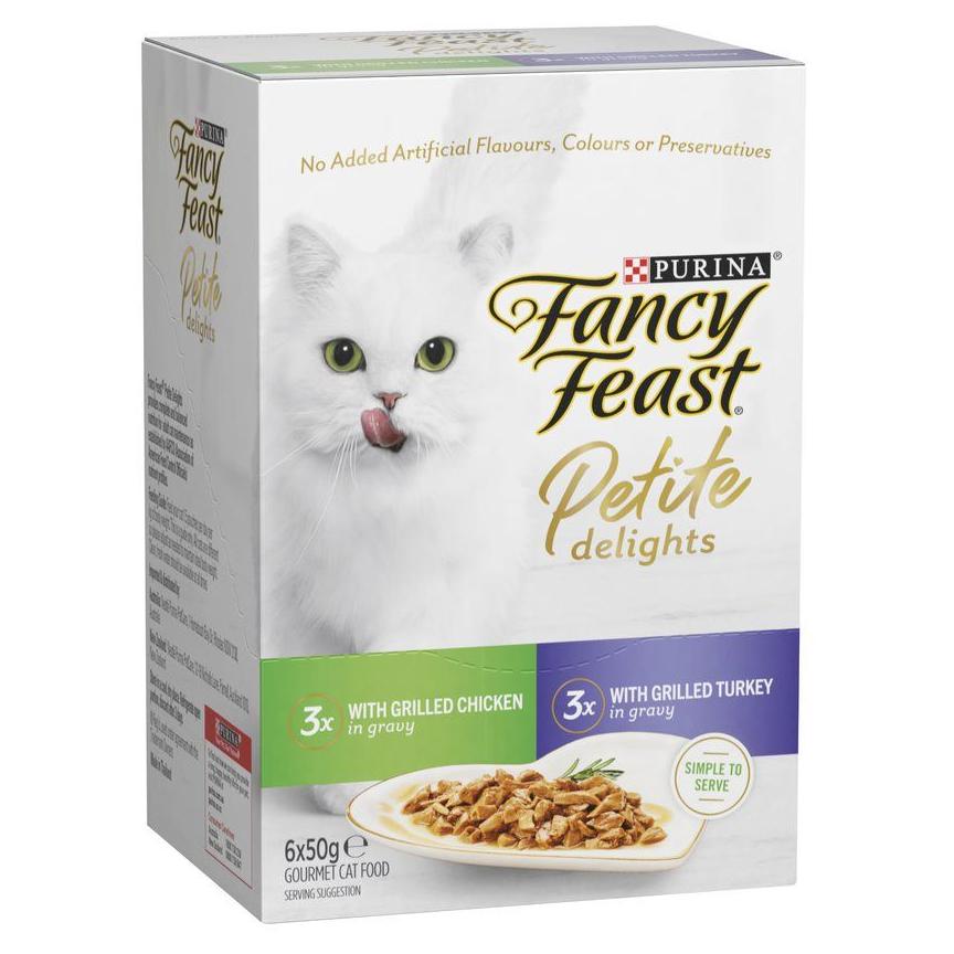Fancy Feast Petite Delights Chicken Turkey Wet Cat Food Multipack
