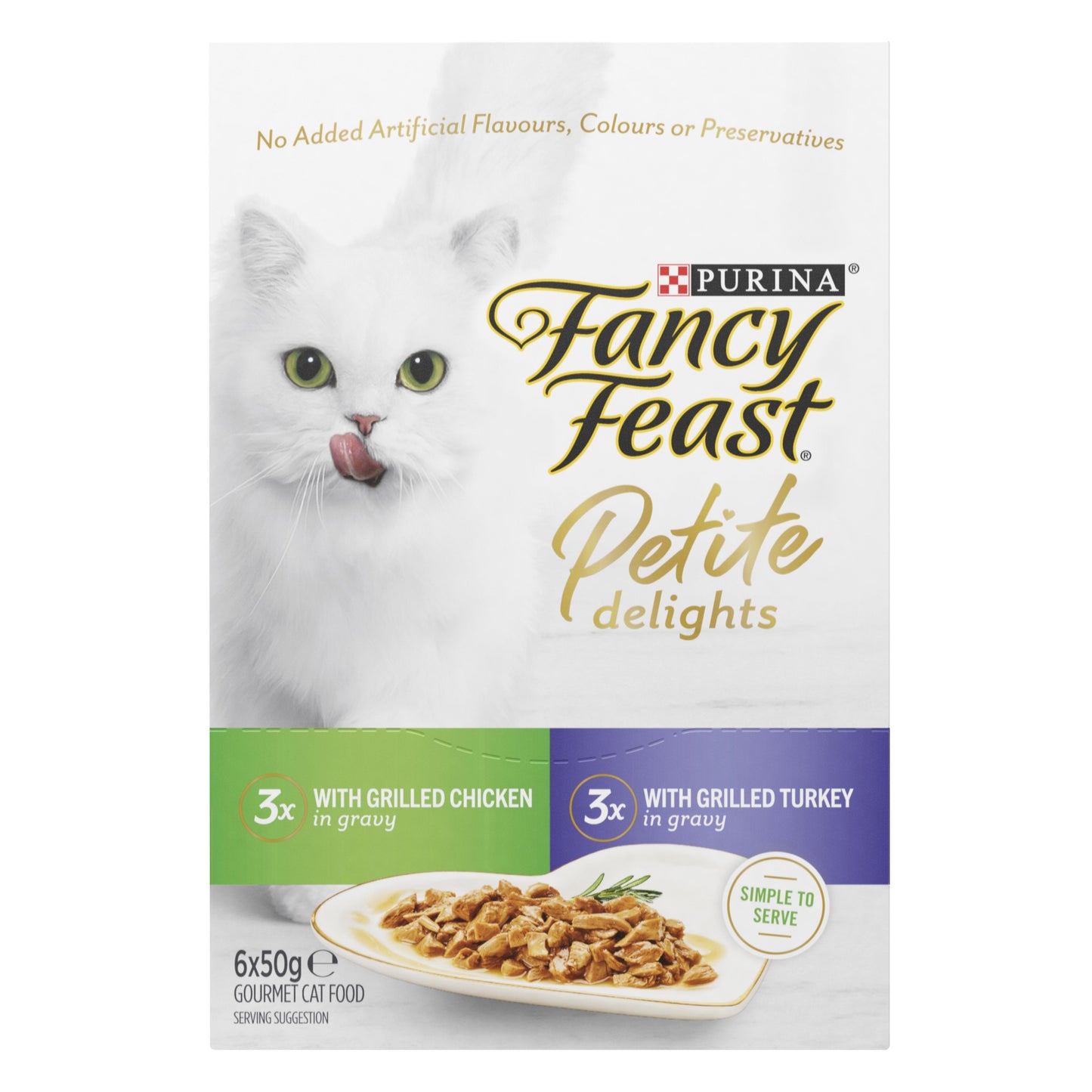 Fancy Feast Petite Delights Chicken Turkey Wet Cat Food Multipack