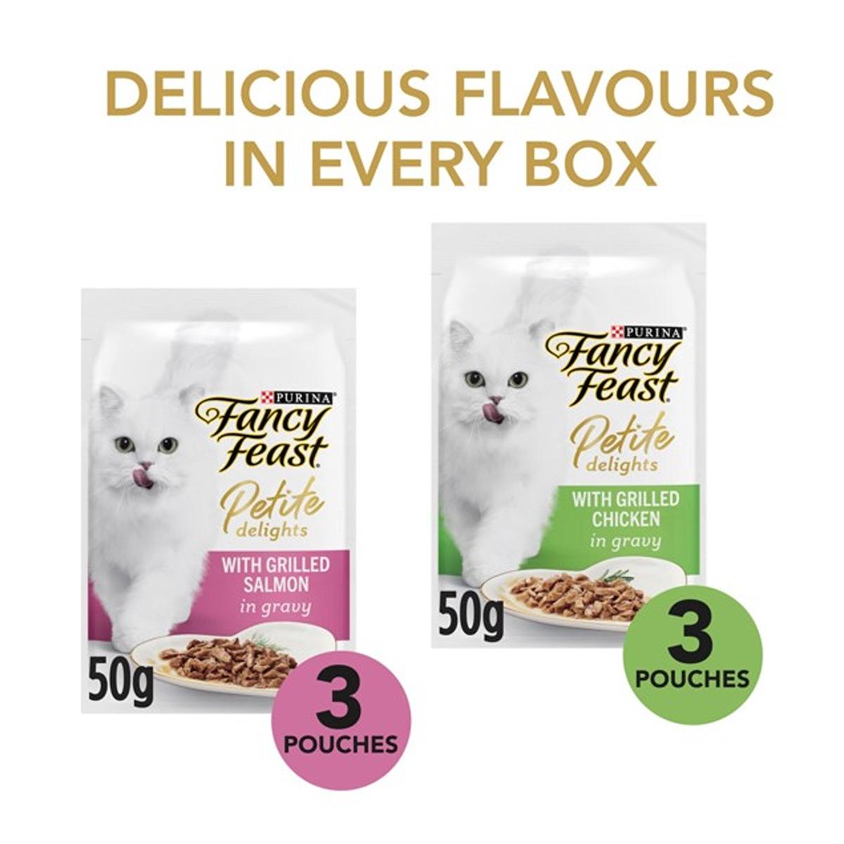 Fancy Feast Petite Delights Salmon Chicken Wet Cat Food Multipack