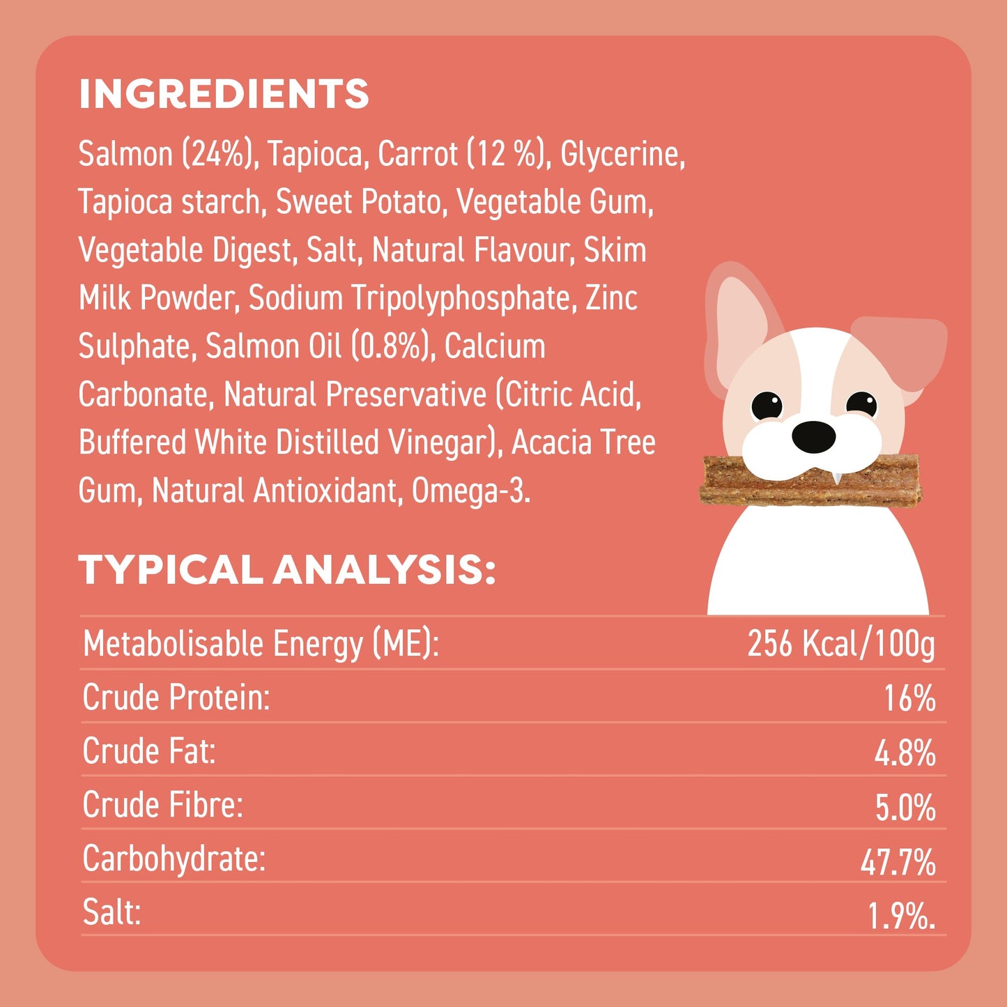 Bell & Bone Salmon Puppy Dental Dog Treats