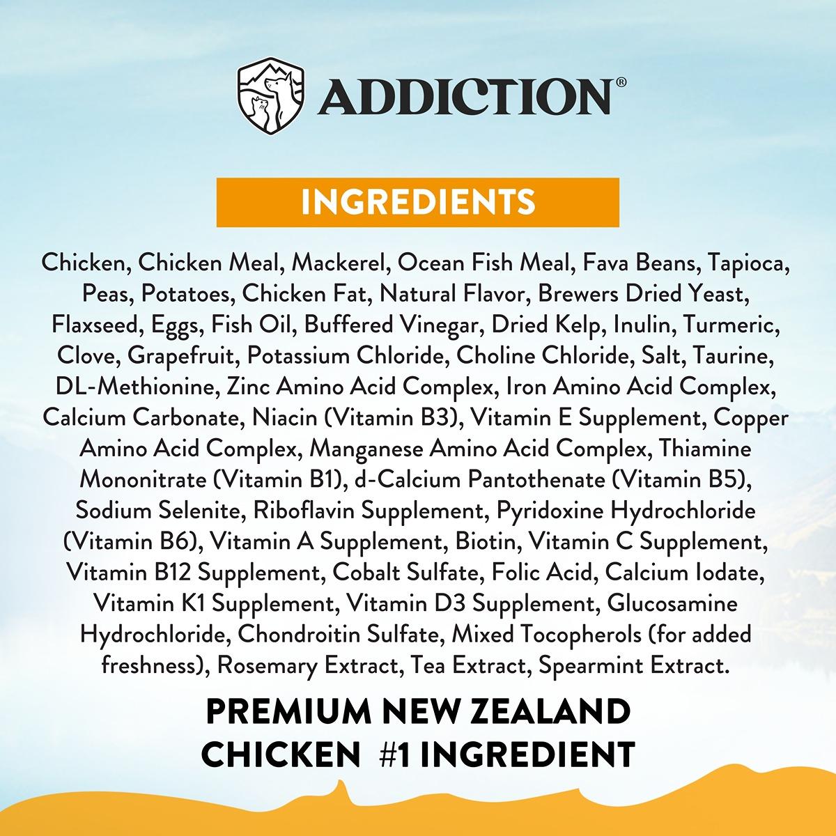 Addiction Chicken Supreme Recipe Dry Cat Food