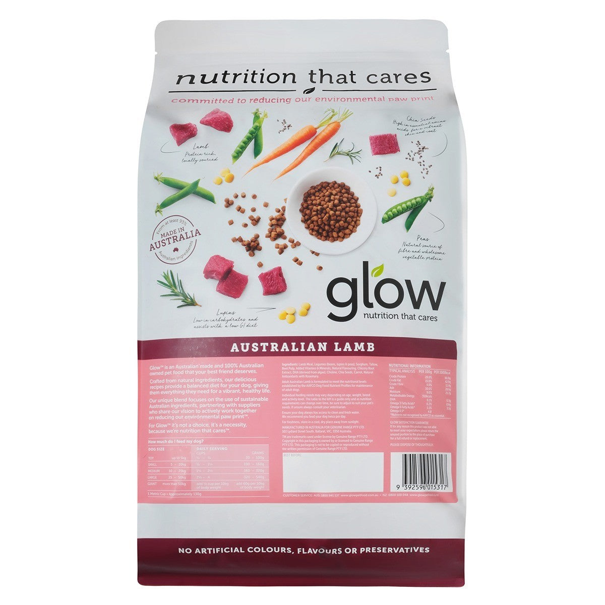 Glow Adult Lamb Dry Dog Food