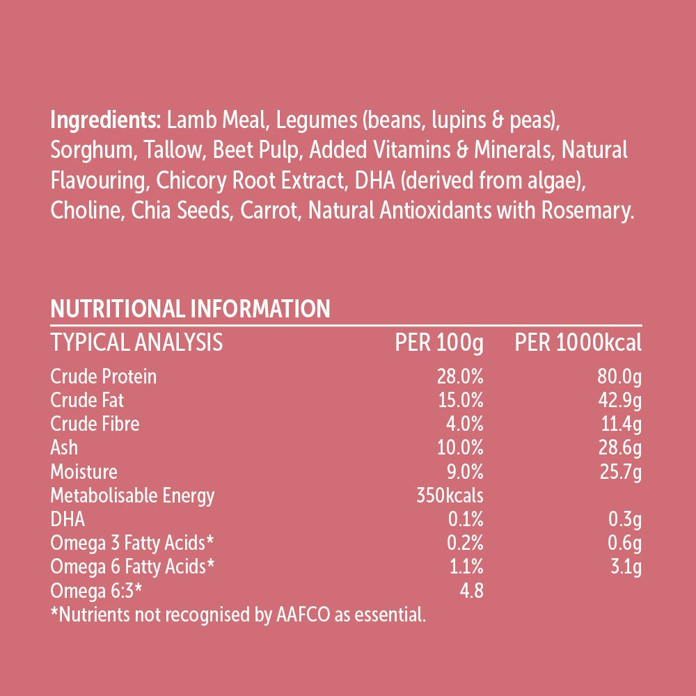 Glow Adult Lamb Dry Dog Food