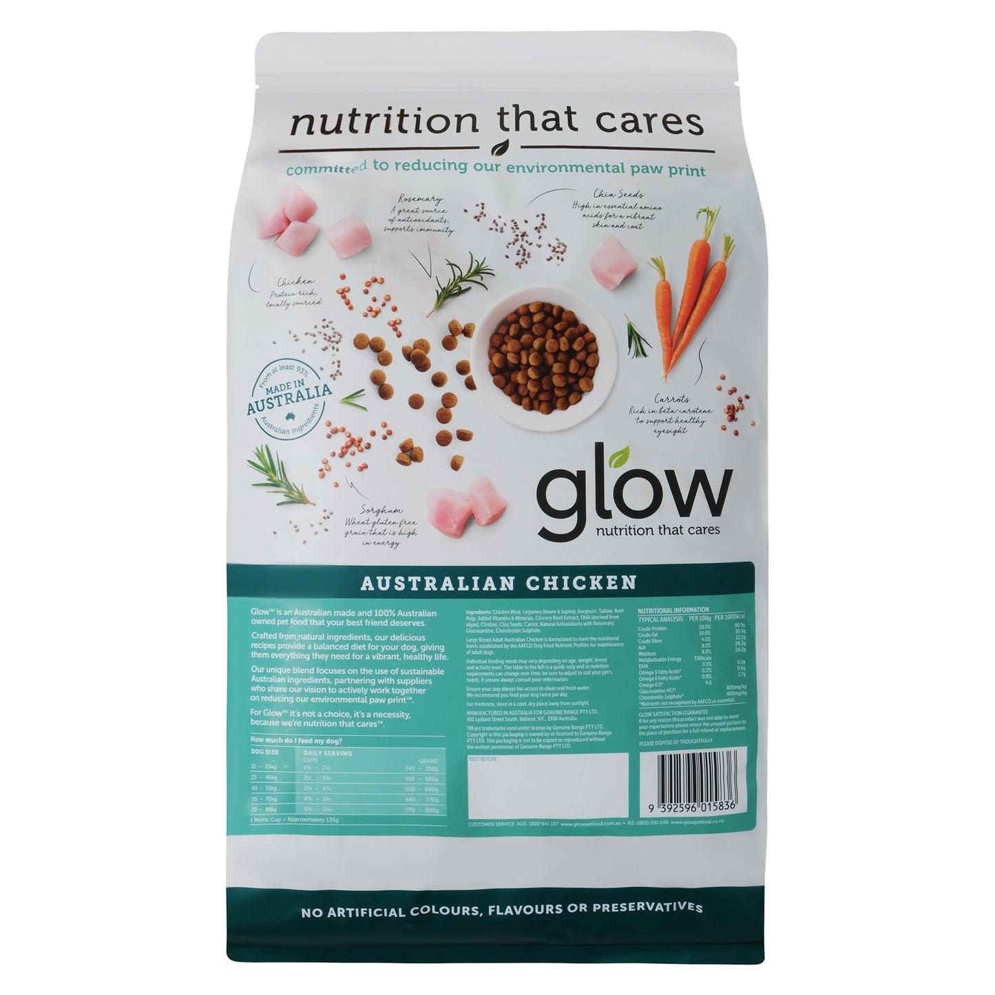 Glow Adult Large Breed Chicken Dry Dog Food
