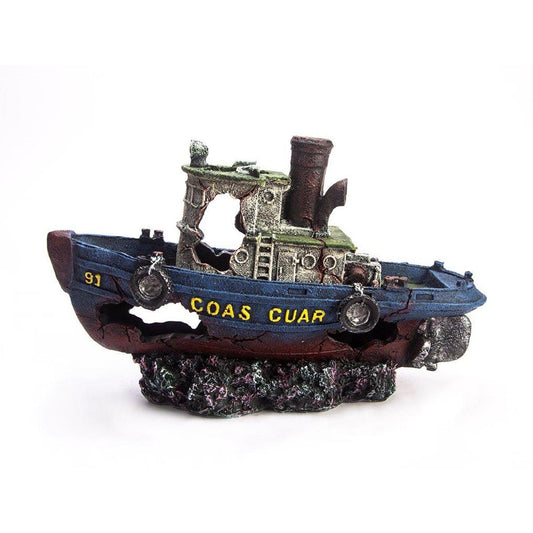 AquaWorld Coastguard Boat Ornament