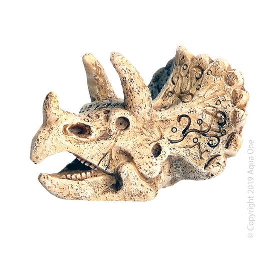 Aqua One Dinosaur Head with Horns Ornament