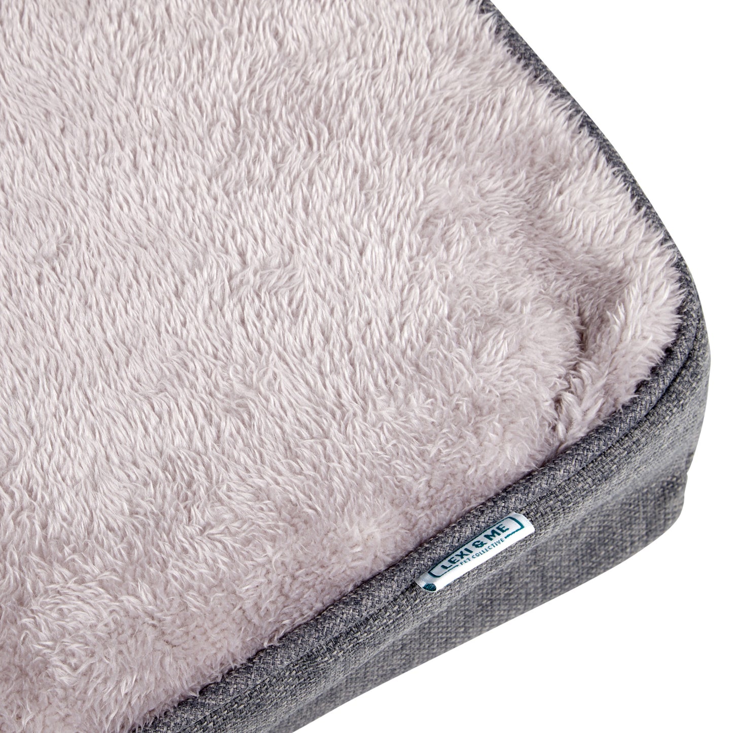 Lexi & Me Memory Foam Bed Grey