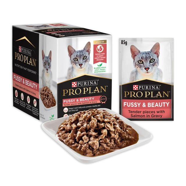 Pro Plan Fussy & Beauty Salmon Wet Cat Food