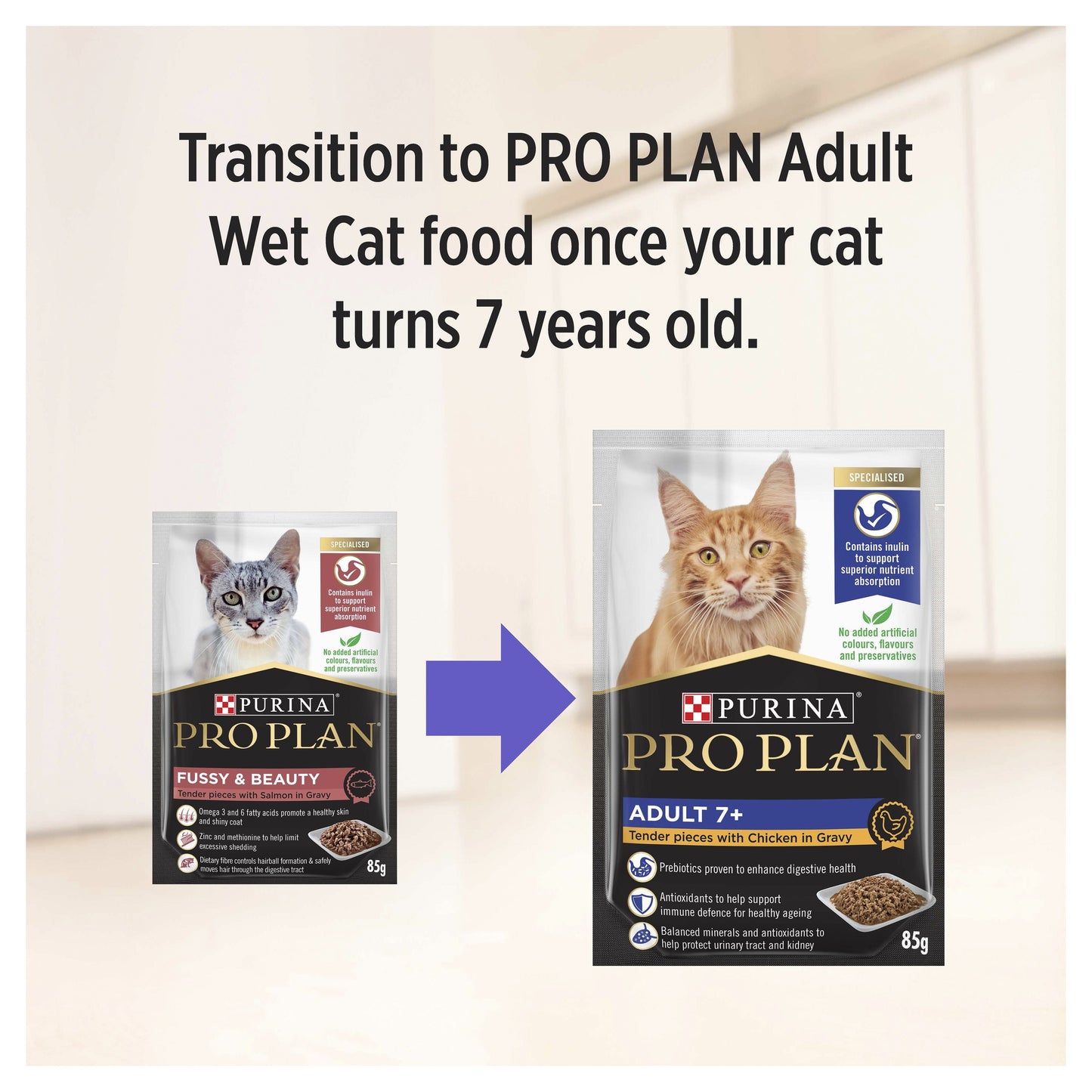 Pro Plan Fussy & Beauty Salmon Wet Cat Food