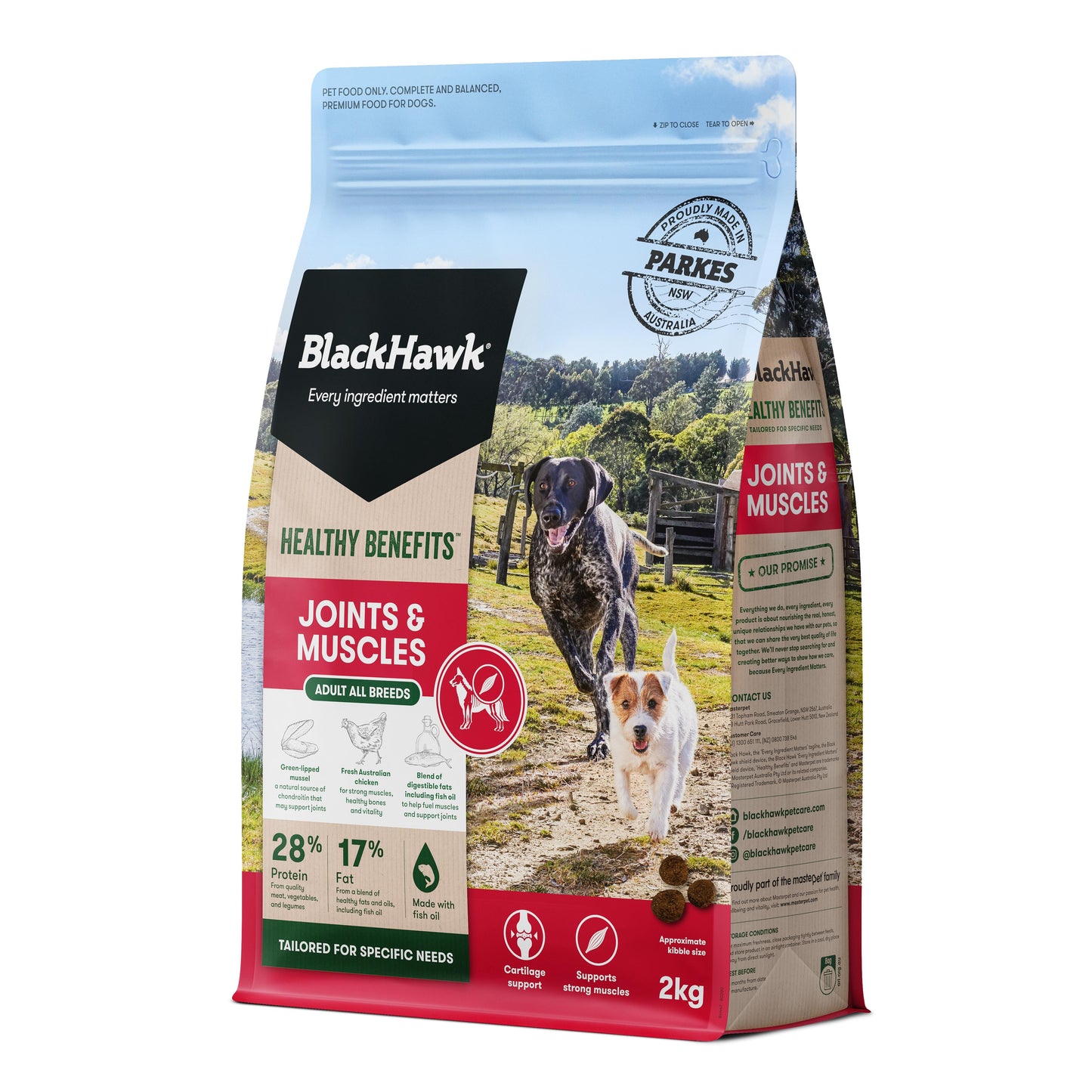 Black Hawk Healthy Benefits Joints & Muscles Dog Food
