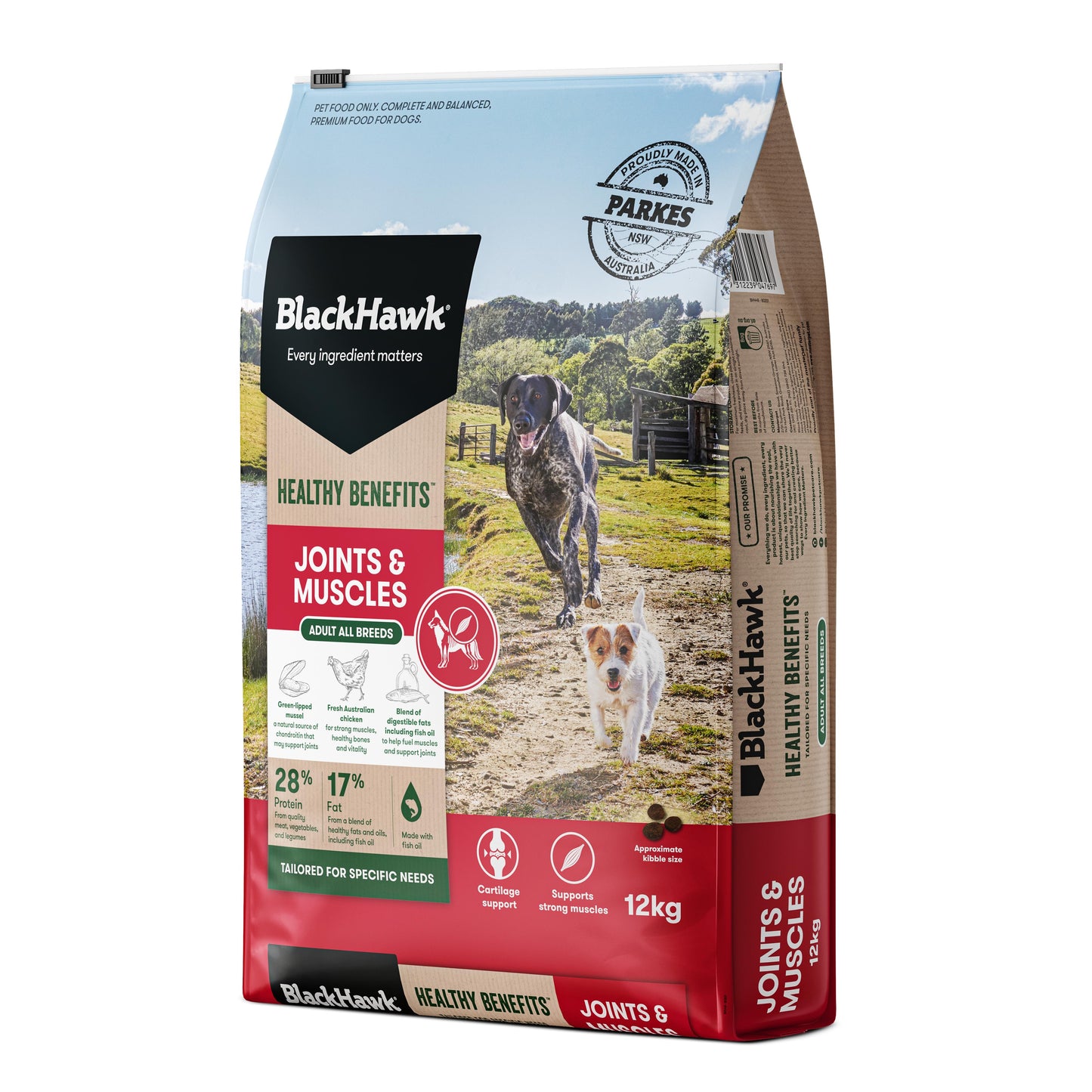 Black Hawk Healthy Benefits Joints & Muscles Dog Food