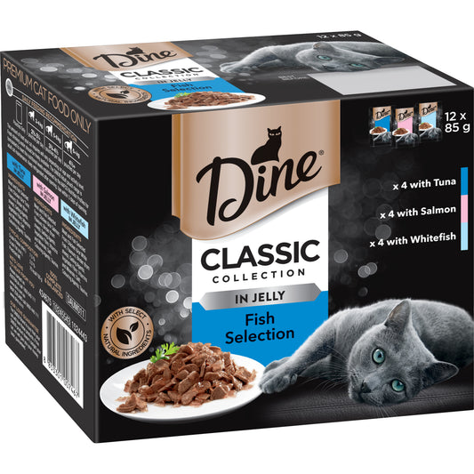 Dine Classic Collection Fish Selection Adult Wet Cat Food