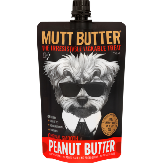 Mutt Butter Peanut Butter Pouch for Dogs