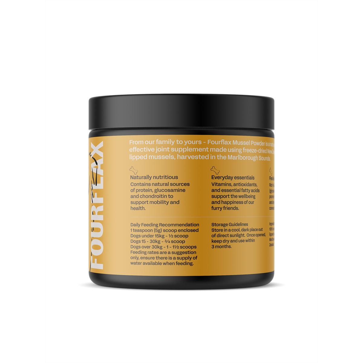 Fourflax Canine Mussel Powder Supplement