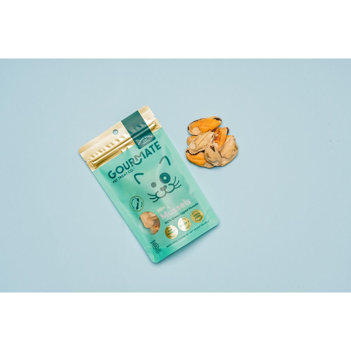 Gourmate Mini Mussels Freeze Dried Cat Treats