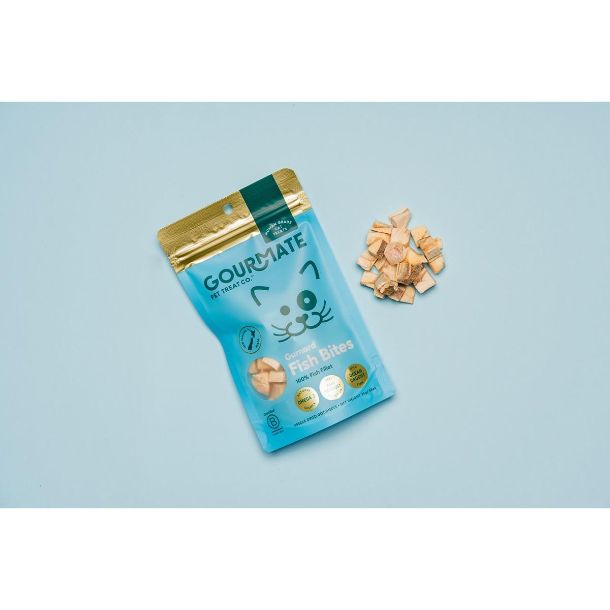Gourmate Gurnard Fish Bites Cat Treats