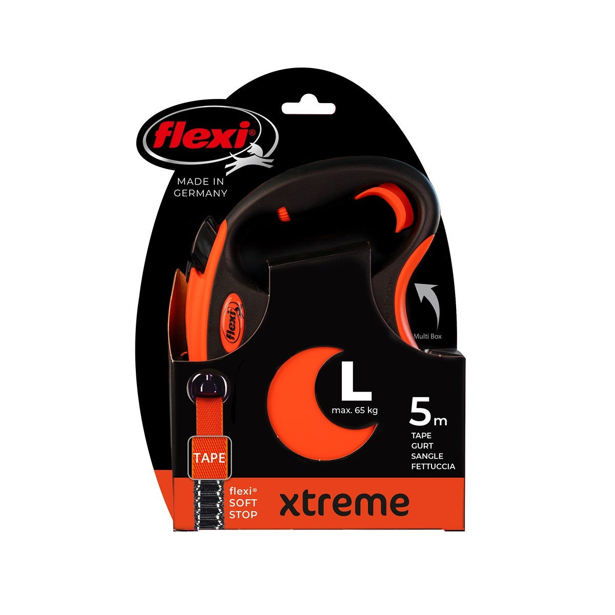 Flexi Xtreme Tape Retractable Leash 5m