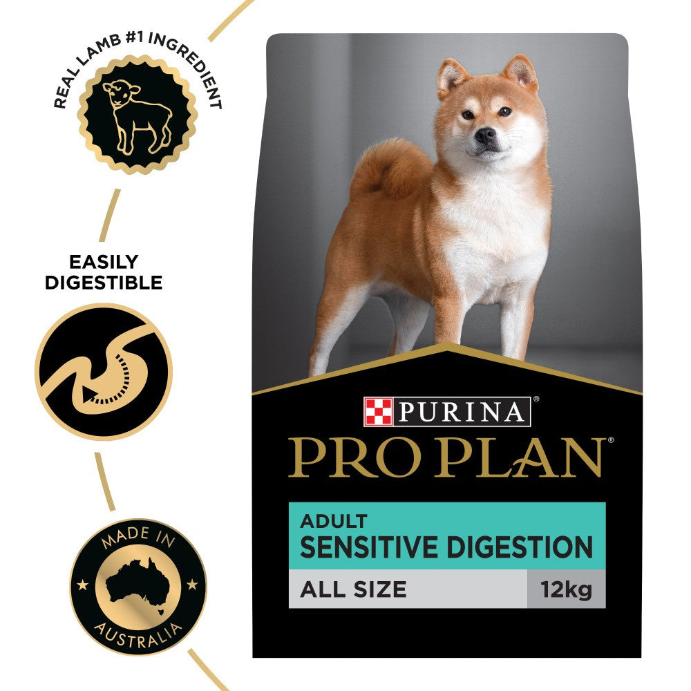 PRO PLAN Adult Sensitive Digestion Lamb Dry Dog Food